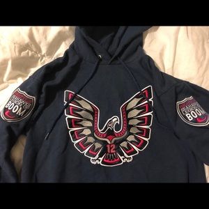 Seattle Seahawks pink logo hoodie